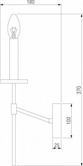 Бра Eurosvet Anders 60142/1 хром в Нытве - nytva.mebel24.online | фото 2