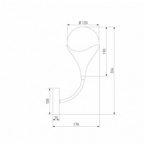 Бра Eurosvet Calyx 60169/1 никель в Нытве - nytva.mebel24.online | фото 4