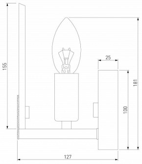 Бра Eurosvet Marble 60158/1 латунь в Нытве - nytva.mebel24.online | фото 3