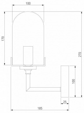 Бра Eurosvet Pluto 60156/1 хром в Нытве - nytva.mebel24.online | фото 2