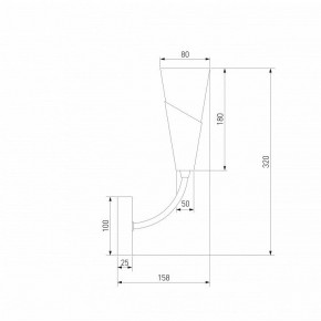 Бра Eurosvet Rhyton 60167/1 никель в Нытве - nytva.mebel24.online | фото 6