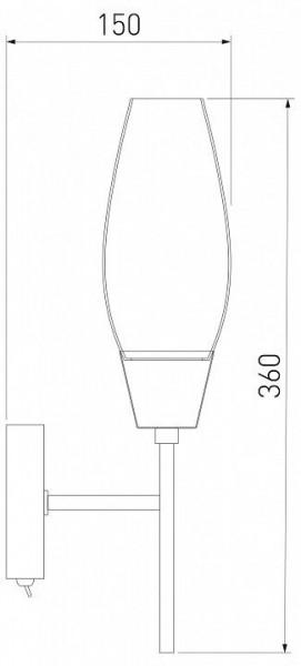 Бра Eurosvet Thalia 60140/1 сатин-никель в Нытве - nytva.mebel24.online | фото 3