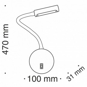 Бра Maytoni Stem C035WL-L3CH3K в Нытве - nytva.mebel24.online | фото 6