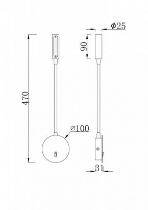 Бра Maytoni Stem C035WL-L3W3K в Нытве - nytva.mebel24.online | фото 6