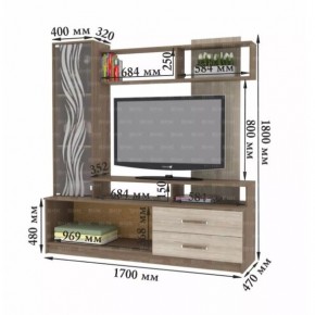 ДАРЬЯ Гостиная (Крафт серый/Крафт белый) в Нытве - nytva.mebel24.online | фото 8