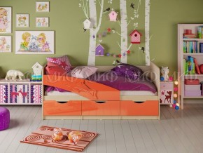 ДЕЛЬФИН Кровать 1800 (Оранжевый металлик) в Нытве - nytva.mebel24.online | фото 1