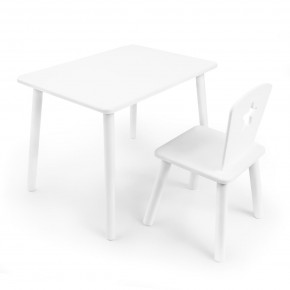 Детский комплект стол и стул «Звезда» Rolti Baby (белый/белый, массив березы/мдф) в Нытве - nytva.mebel24.online | фото 1