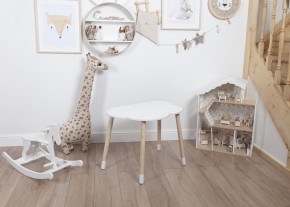 Детский стол Rolti Baby «Облачко»  (белый/береза, массив березы/мдф) в Нытве - nytva.mebel24.online | фото