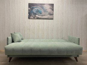 Диван Престиж-3 (НПБ) велюр Sensey mist green в Нытве - nytva.mebel24.online | фото 3