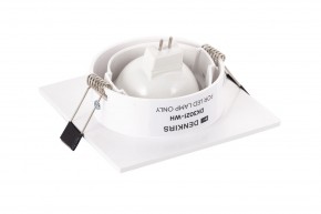 DK3021-WH Встраиваемый светильник, IP 20, 10 Вт, GU5.3, LED, белый, пластик в Нытве - nytva.mebel24.online | фото 3