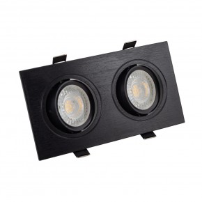DK3022-BK Встраиваемый светильник, IP 20, 10 Вт, GU5.3, LED, черный, пластик в Нытве - nytva.mebel24.online | фото 1