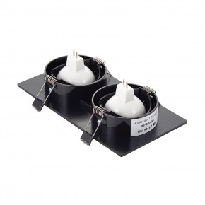 DK3022-BK Встраиваемый светильник, IP 20, 10 Вт, GU5.3, LED, черный, пластик в Нытве - nytva.mebel24.online | фото 3