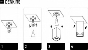 DK3030-WH Светильник накладной IP 20, 10 Вт, GU5.3, LED, белый, пластик в Нытве - nytva.mebel24.online | фото 8