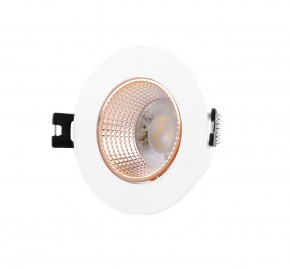 DK3061-WBR Встраиваемый светильник, IP 20, 10 Вт, GU5.3, LED, белый/бронзовый, пластик в Нытве - nytva.mebel24.online | фото 1