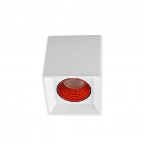 DK3080-WH+RD Светильник накладной IP 20, 10 Вт, GU5.3, LED, белый/красный, пластик в Нытве - nytva.mebel24.online | фото 1