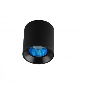DK3090-BK+CY Светильник накладной IP 20, 10 Вт, GU5.3, LED, черный/голубой, пластик в Нытве - nytva.mebel24.online | фото