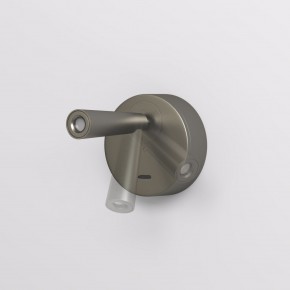 DK5072-DN Бра SHINE WALL со светодиодом, D104*H68, IP20, 3000К, 3W, RA?90, темный никель, алюминий в Нытве - nytva.mebel24.online | фото 3