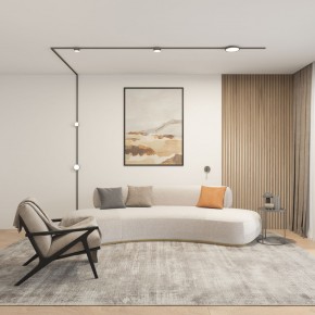 DK5072-DN Бра SHINE WALL со светодиодом, D104*H68, IP20, 3000К, 3W, RA?90, темный никель, алюминий в Нытве - nytva.mebel24.online | фото 5