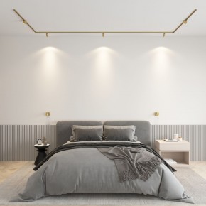 DK5072-SB Бра SHINE WALL со светодиодом, D104*H68, IP20, 3000К, 3W, RA?90, сатинированная латунь, алюминий в Нытве - nytva.mebel24.online | фото 4