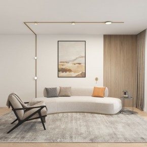 DK5072-SB Бра SHINE WALL со светодиодом, D104*H68, IP20, 3000К, 3W, RA?90, сатинированная латунь, алюминий в Нытве - nytva.mebel24.online | фото 5
