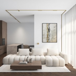 DK5072-SB Бра SHINE WALL со светодиодом, D104*H68, IP20, 3000К, 3W, RA?90, сатинированная латунь, алюминий в Нытве - nytva.mebel24.online | фото 6