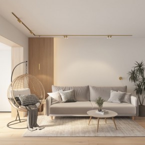 DK5072-SB Бра SHINE WALL со светодиодом, D104*H68, IP20, 3000К, 3W, RA?90, сатинированная латунь, алюминий в Нытве - nytva.mebel24.online | фото 8