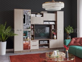 ФЛОРА Стенка (2700) ЛДСП (Ясень шимо светлый/темный) в Нытве - nytva.mebel24.online | фото