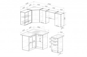 ГЛОРИЯ Кухонный гарнитур Оптима 5 (1200*2000 мм) в Нытве - nytva.mebel24.online | фото 2