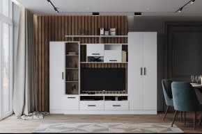 Гостиная Оскар-5 Белый в Нытве - nytva.mebel24.online | фото