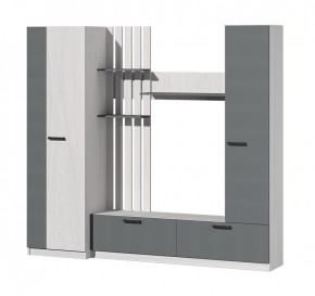 Гостиная Юджи (Анкор светлый/Графит) в Нытве - nytva.mebel24.online | фото 2