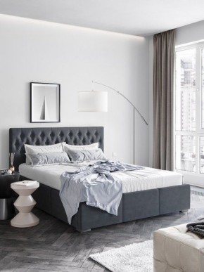 Интерьерная Кровать Октавия Серый 1400x2000 в Нытве - nytva.mebel24.online | фото