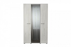 ИТАЛИЯ ШК-1300 Шкаф 3дв с зеркалом (дуб крафт белый) в Нытве - nytva.mebel24.online | фото 1