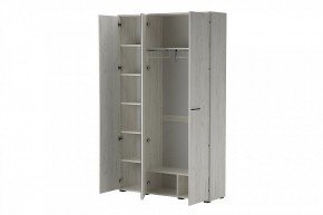 ИТАЛИЯ ШК-1300 Шкаф 3дв с зеркалом (дуб крафт белый) в Нытве - nytva.mebel24.online | фото 2