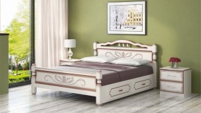 КАРИНА-5 Кровать из массива 1600 с 2-мя ящиками в Нытве - nytva.mebel24.online | фото 2