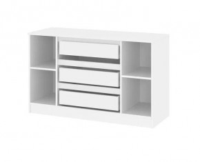Комод 1200 Парус (Белый/Графит) в Нытве - nytva.mebel24.online | фото 2