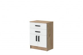 Комод Эконом (Дуб крафт золотой/Белый текстурный) в Нытве - nytva.mebel24.online | фото 1