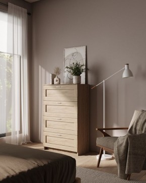 Комод СИРИУС с четырьмя ящиками, цвет Дуб Сонома в Нытве - nytva.mebel24.online | фото