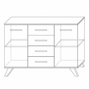 Комодино Вега Скандинавия в Нытве - nytva.mebel24.online | фото 5