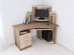 Компьютерный стол Грета-7 ясень шимо/дуб сонома в Нытве - nytva.mebel24.online | фото