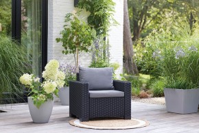 Комплект кресел Калифорния (California chair) графит в Нытве - nytva.mebel24.online | фото 1