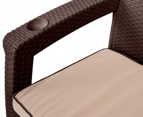Комплект кресел Yalta Premium Double Seat (Ялта) шоколадный (+подушки под спину) в Нытве - nytva.mebel24.online | фото 2