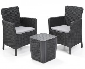 Комплект мебели Трентон балкон (Trenton Balcony graphite) графит в Нытве - nytva.mebel24.online | фото