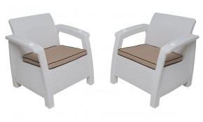 Комплект на балкон Yalta Balcony Set (Ялта) белый в Нытве - nytva.mebel24.online | фото 4