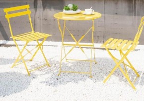 Комплект садовой мебели OTS-001R (стол + 2 стула) металл в Нытве - nytva.mebel24.online | фото 9