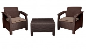 Комплект уличной мебели Yalta Premium Terrace Set (Ялта) шоколадый (+подушки под спину) в Нытве - nytva.mebel24.online | фото 8