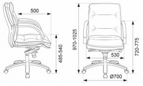 Кресло для руководителя Бюрократ T-9927SL-LOW в Нытве - nytva.mebel24.online | фото 5