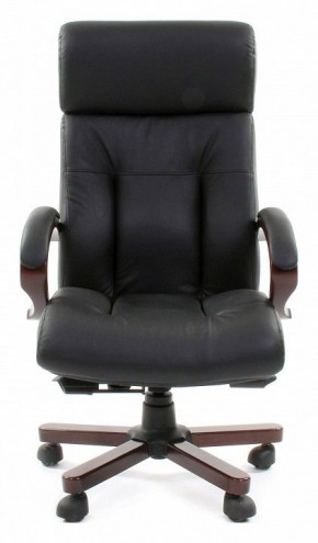 Кресло для руководителя Chairman 421 черный/орех темный, черный в Нытве - nytva.mebel24.online | фото 2