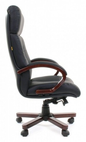 Кресло для руководителя Chairman 421 черный/орех темный, черный в Нытве - nytva.mebel24.online | фото 3