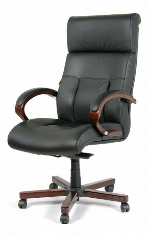 Кресло для руководителя Chairman 421 черный/орех темный, черный в Нытве - nytva.mebel24.online | фото 7