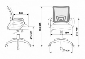 Кресло компьютерное CH-695N/SL/OR/BLACK в Нытве - nytva.mebel24.online | фото 6